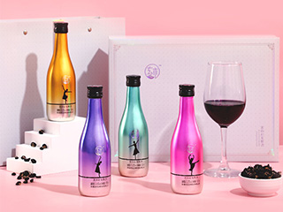 炫彩系列黑枸杞發酵酒包裝設計